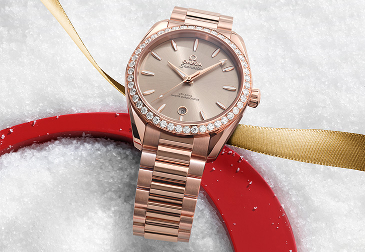 歐米茄OMEGA海馬Aqua Terra Shades系列同軸擒縱38毫米大師天文台腕錶