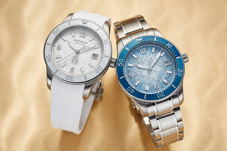 MONTBLANC萬寶龍Iced Sea系列日期顯示自動零氧腕錶
