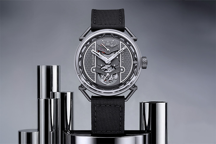 全錶僅43.2公克！蕭邦Zagato Lab One Concept陶瓷鈦金屬陀飛輪腕錶