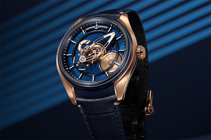 前衛與傳統的華麗交會 雅典Freak X玫瑰金琺瑯腕錶