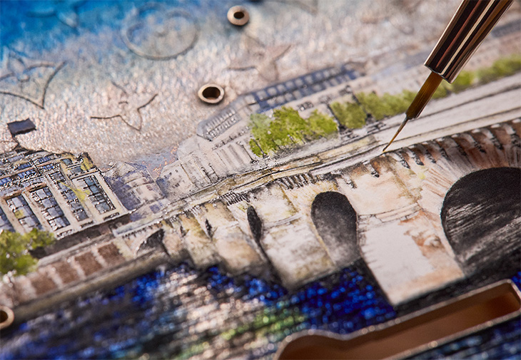 LOUIS VUITTON路易威登Escales autour du Monde系列 Escale au Pont-Neuf懷錶