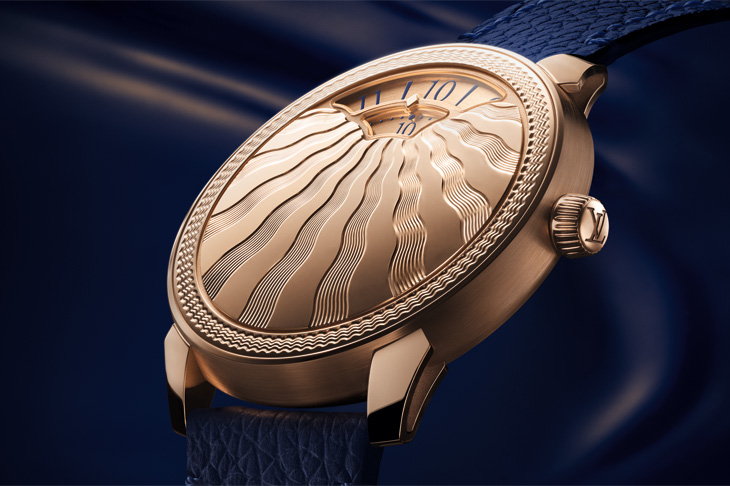 以機刻雕花重塑時間美學／LOUIS VUITTON Tambour Convergence Guilloché自動腕錶／LVMH Watch Week 2026