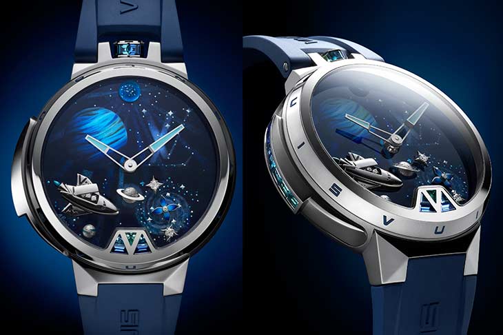路易威登LOUIS VUITTON Tambour Jacquemart三問報時紀念腕錶