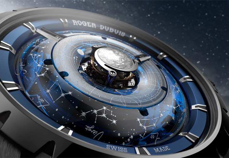 羅杰杜彼ROGER DUBUIS王者系列機械之心中置陀飛輪腕錶