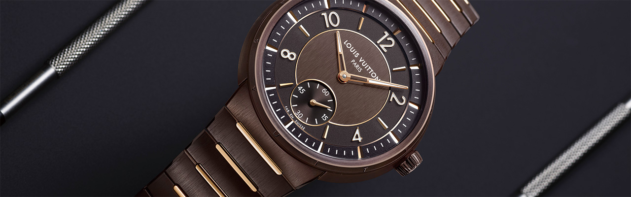 LOUIS VUITTON路易威登Tambour Ceramic陶瓷腕錶