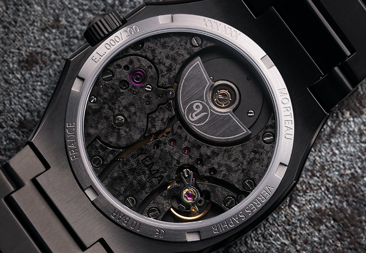 YEMA野馬Wristmaster Traveller CMM.20系列黑色手工刷紋限量版腕錶
