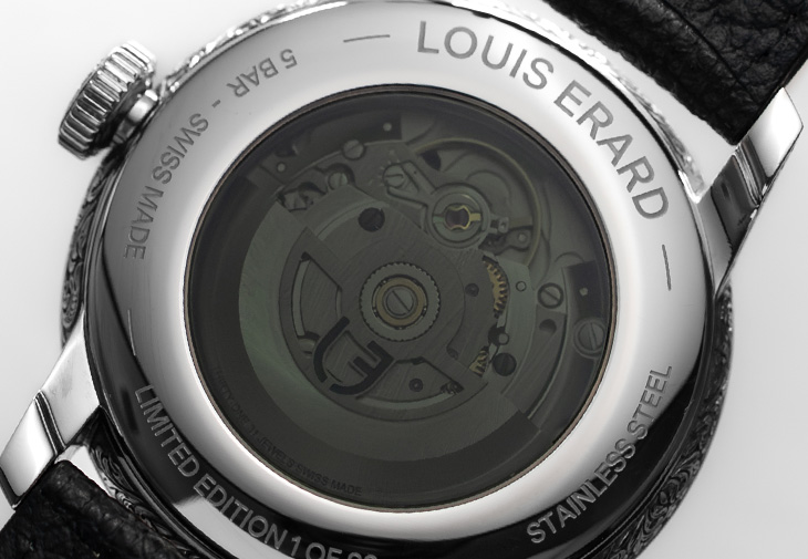 LOUIS ERARD藝術大師系列 Gravée Main 手工精雕限量腕錶