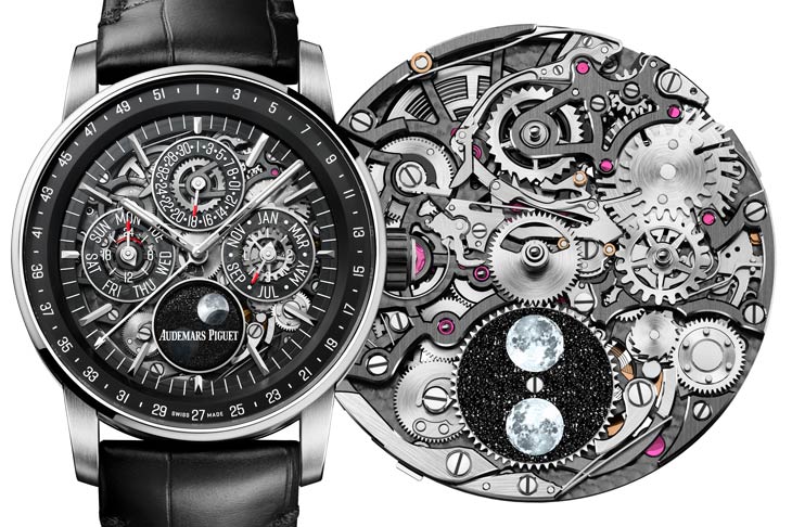 AP新一代萬年曆機芯Calibre 7139／愛彼CODE 11.59、皇家橡樹鏤空萬年曆腕錶