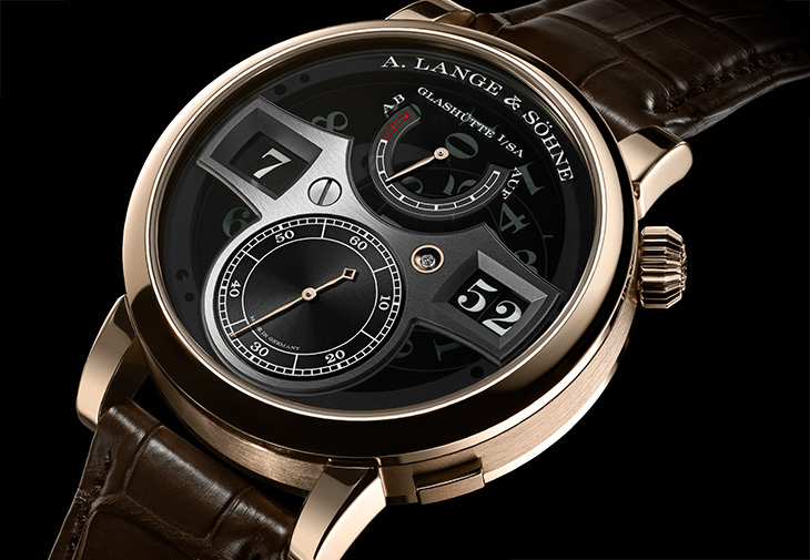 A. Lange & Söhne朗格Zeitwerk Honeygold “Lumen”腕錶。