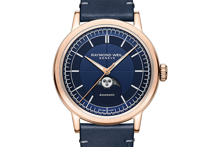 RAYMOND WEIL Millesime復古系列月相腕錶