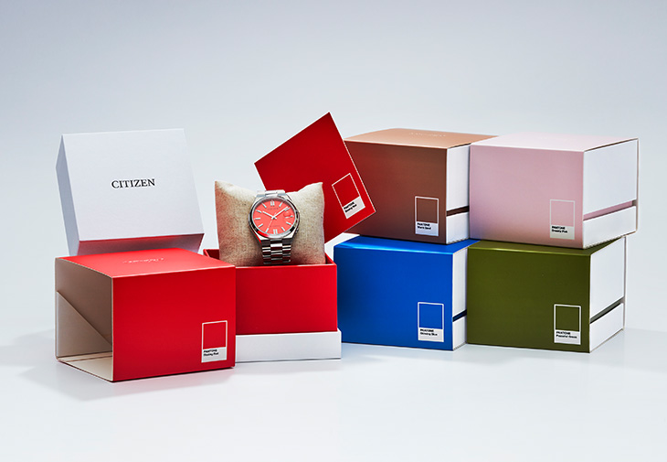 CITIZEN x PANTONE限定機械腕錶