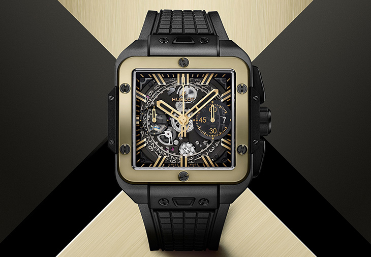 HUBLOT宇舶SQUARE BANG UNICO魔力金計時碼錶系列