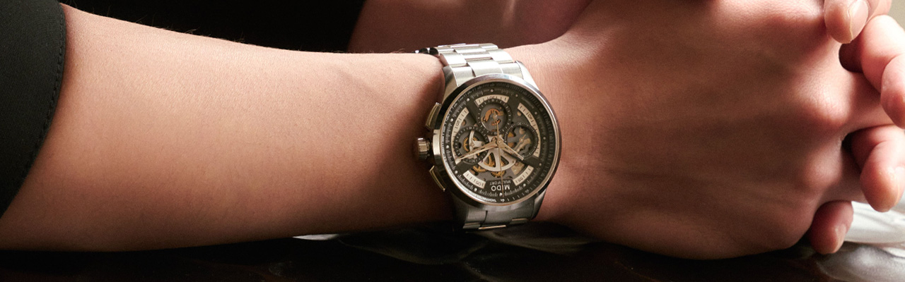 MIDO美度錶Multifort鏤空計時碼錶