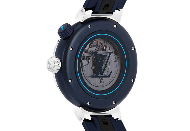 路易威登Tambour Street Diver Skyline Blue