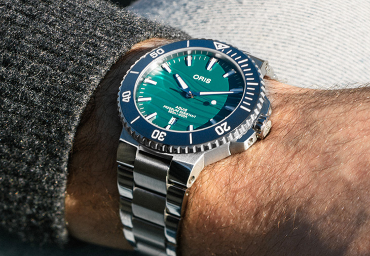 ORIS豪利時Aquis長江江豚限量腕錶