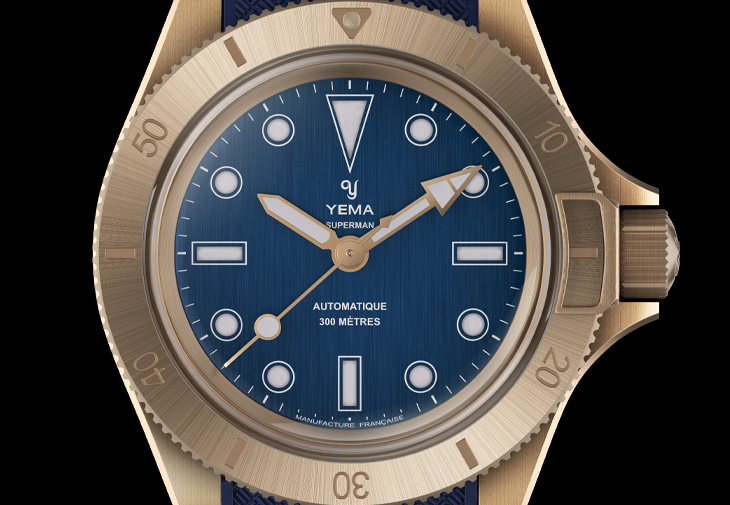YEMA野馬錶Superman Bronze CMM.10 限量版潛水腕錶