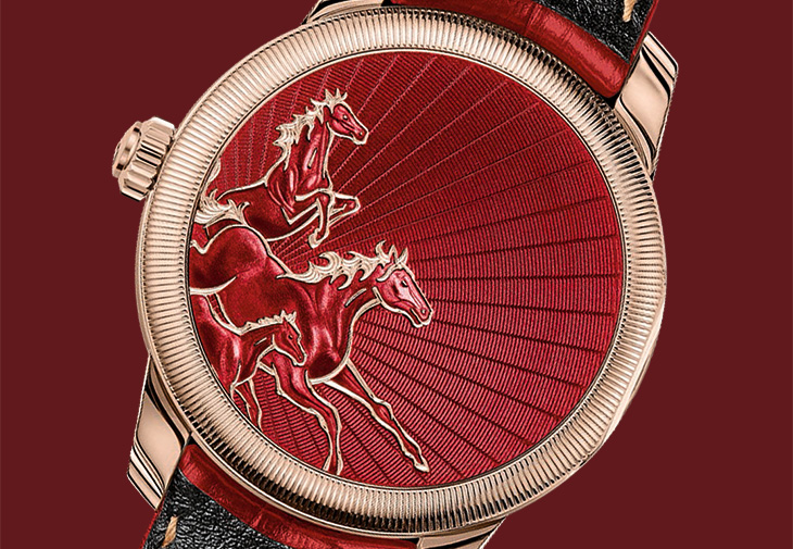 芝柏表GIRARD-PERREGAUX金橋系列La Esmeralda神秘駿馬陀飛輪腕錶