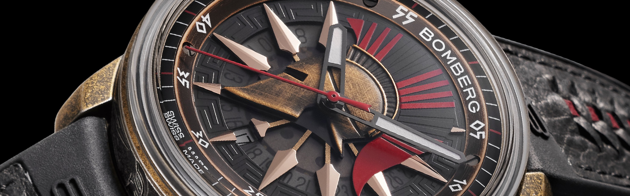 炸彈錶BB-01銅色斯巴達戰士自動大三針腕錶