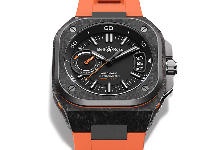 BELL & ROSS BR-X5 Carbon Orange