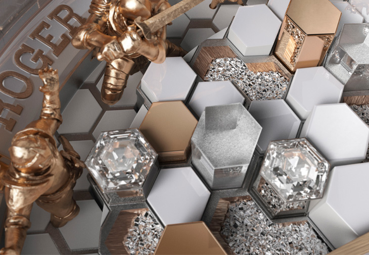 ROGER DUBUIS羅杰杜彼Excalibur Knights of the Round Table–The Enchanter Merlin圓桌騎士系列魔法師梅林限量腕錶