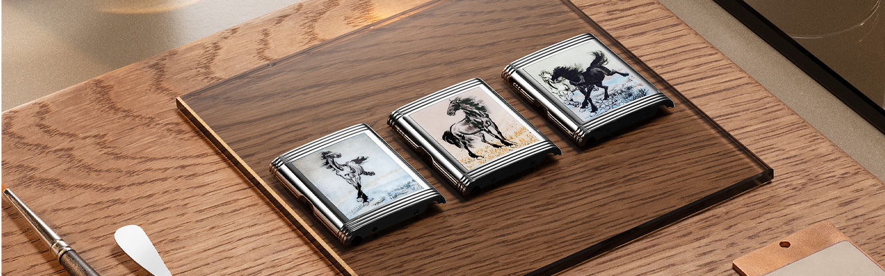 JAEGER-LECOULTRE積家Reverso Tribute Enamel翻轉系列琺瑯腕錶「徐悲鴻」限量版