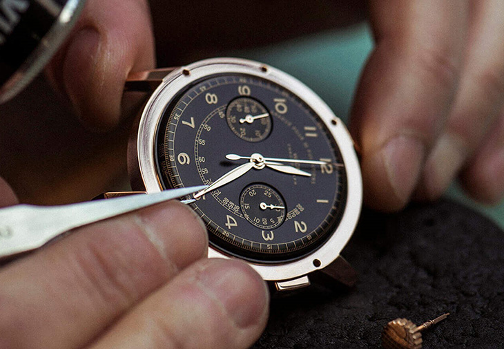 窩路堅VULCAIN Monopusher Chronograph單按紐計時碼錶