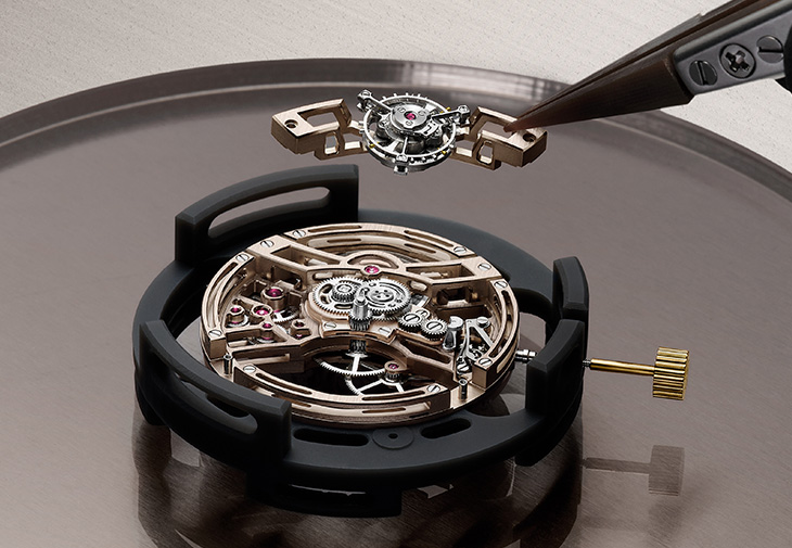 AUDEMARS PIGUET愛彼皇家橡樹系列自動上鍊飛行陀飛輪鏤空腕錶41mm