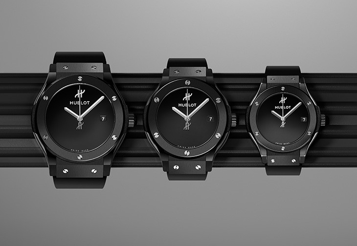 HUBLOT宇舶經典融合系列原創腕錶魔力黑陶瓷款