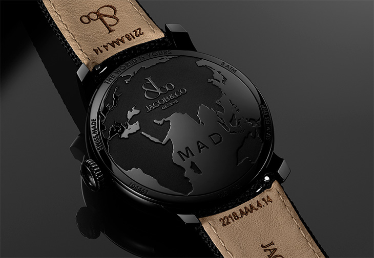 JACOB & CO. The World Is Yours Dual Time Zone Mad Paris