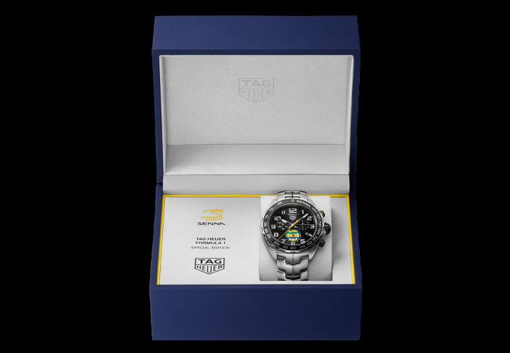 TAG Heuer泰格豪雅Formula 1 x Senna特別版計時腕錶