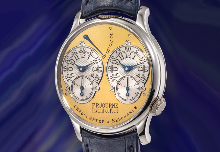 F.P. Journe，「Chronomètre à Résonance “Souscription, 2/20”」鉑金兩地時區腕錶