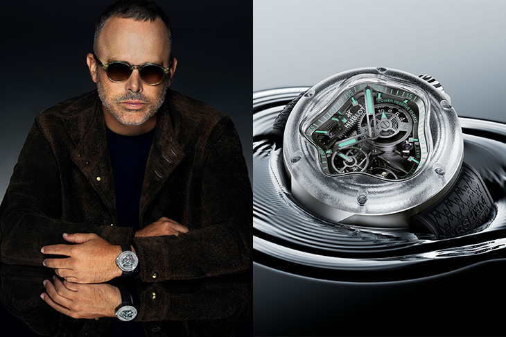 雕塑時間！HUBLOT × Daniel Arsham MP-17 Arsham Splash藍寶石鈦金十日動力儲存腕錶