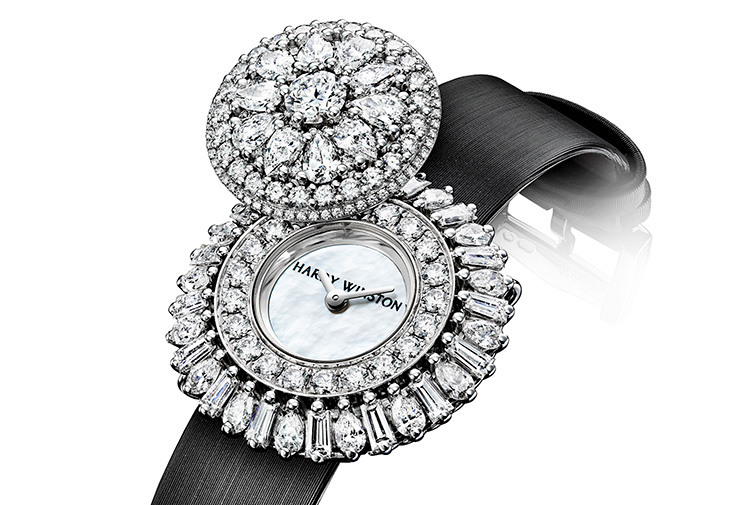 Harry Winston海瑞溫斯頓Rosebud頂級珠寶腕錶