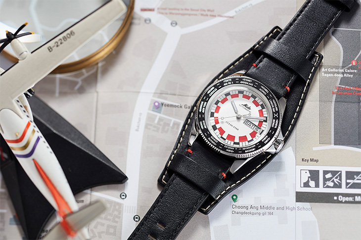 世界就在旋轉錶圈上 MIDO Ocean Star Worldtimer世界時區腕錶