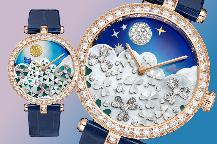 Van Cleef & Arpels梵克雅寶Lady Jour Nuit des Fleurs腕錶