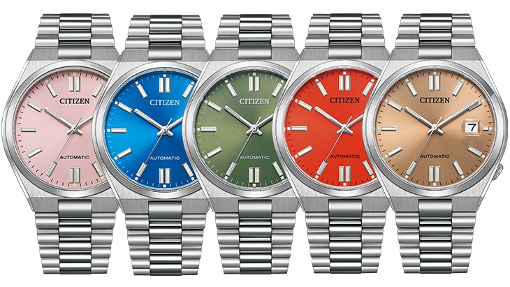 CITIZEN x PANTONE限定機械腕錶