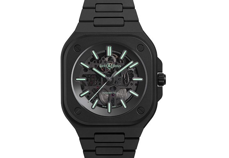 柏萊士BELL&ROSS BR 05 Skeleton Black Lum Ceramic