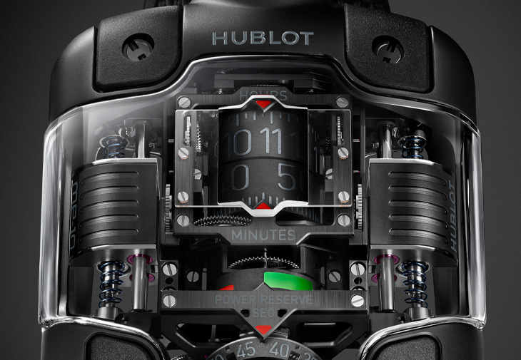 宇舶HUBLOT MP-10雙垂直上鍊陀飛輪腕錶