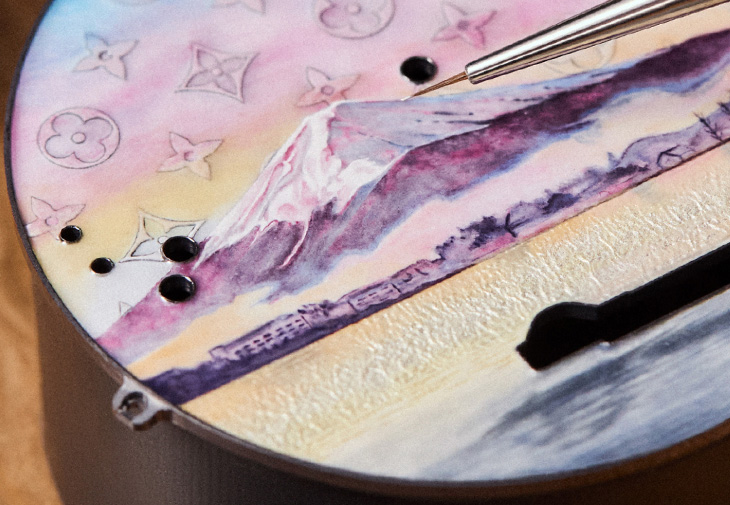 LOUIS VUITTON路易威登Escales Autour du Monde系列Escale au Mont Fuji懷錶