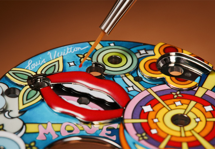 LOUIS VUITTON路易威登Tambour Taiko Arty Automata自動人偶腕錶