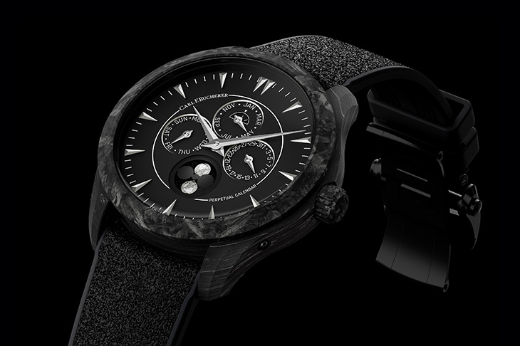 Carl F. Bucherer寶齊萊馬利龍外緣動力萬年曆黑色限量版腕錶