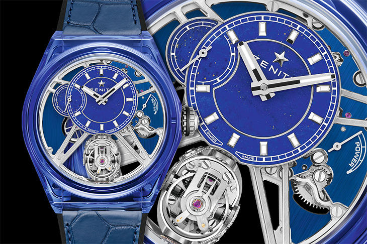 藍寶石中的零重力奇蹟／ZENITH Defy Zero G Sapphire零重力陀螺儀腕錶 -- 年終最強機種特集六