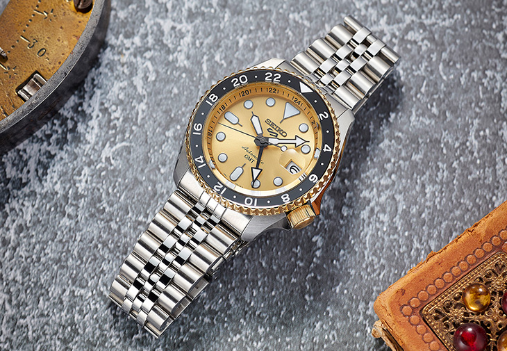 精工SEIKO 5 Sports GMT機械限定款
