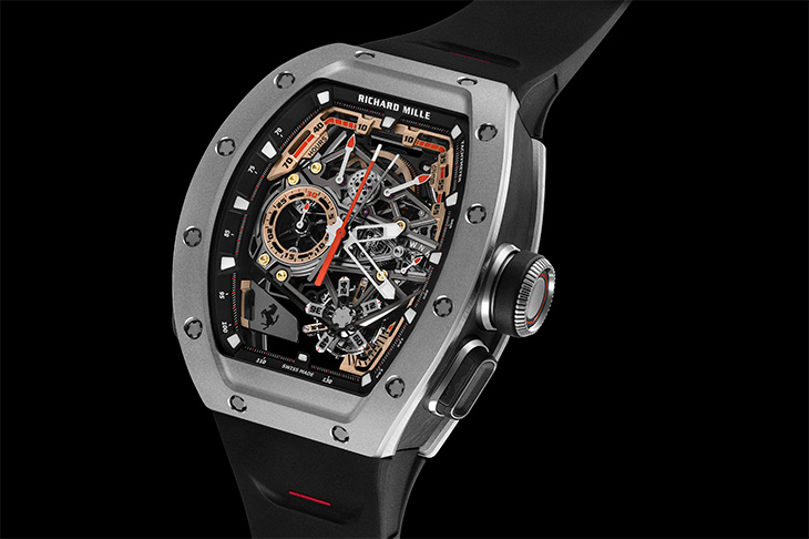 陀飛輪追針並駕馳騁 RICHARD MILLE RM 43-01 Tourbillon Split-Seconds Chronograph Ferrari 大複雜功能特集三
