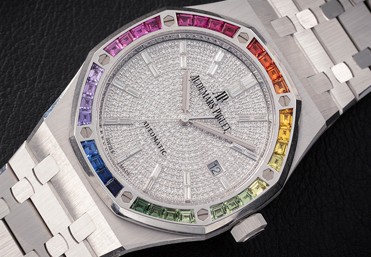 愛彼AUDEMARS PIGUET Royal Oak Ref. 15413BC Rainbow