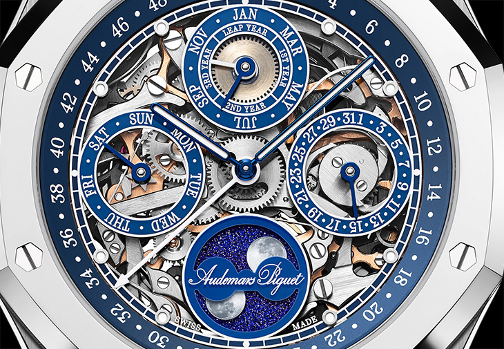 AUDEMARS PIGUET愛彼Royal Oak皇家橡樹系列萬年曆鏤空腕錶