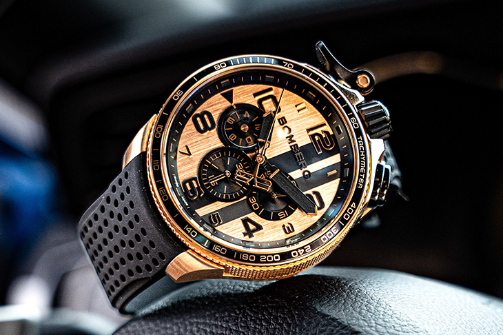 馳騁F1經典賽道 BOMBERG炸彈錶Bolt-68 Racing系列賽車計時碼錶