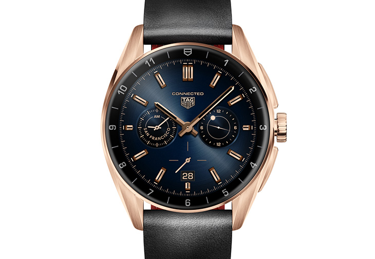 泰格豪雅TAG HEUER Connected Calibre E4智能腕錶42毫米燦金版