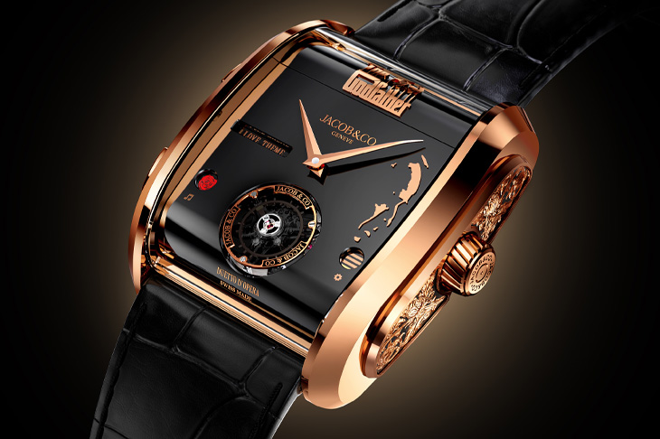 雙旋律《教父》音樂錶／JACOB & CO. The Godfather II 雙旋律飛行陀飛輪腕錶