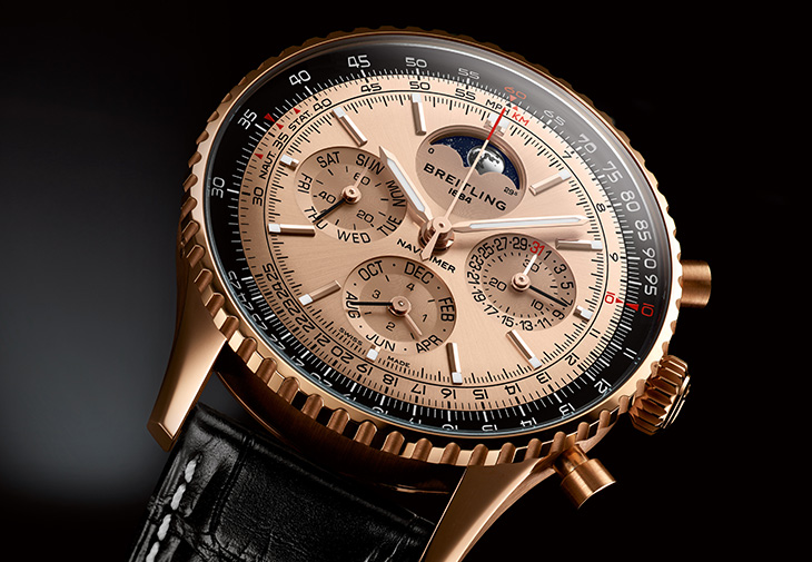 Breitling百年靈140 Years of Firsts Navitimer航空計時B19萬年曆計時腕錶43 140週年版